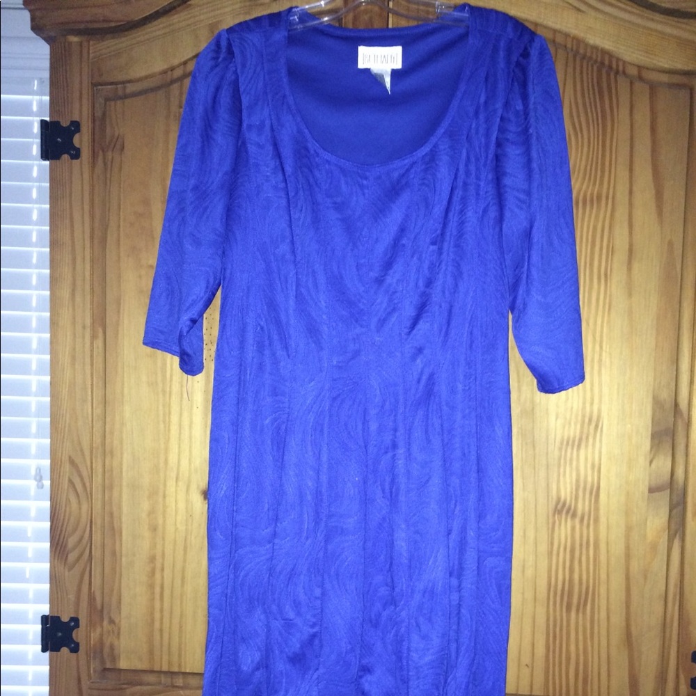 COBALT BLUE DRESS